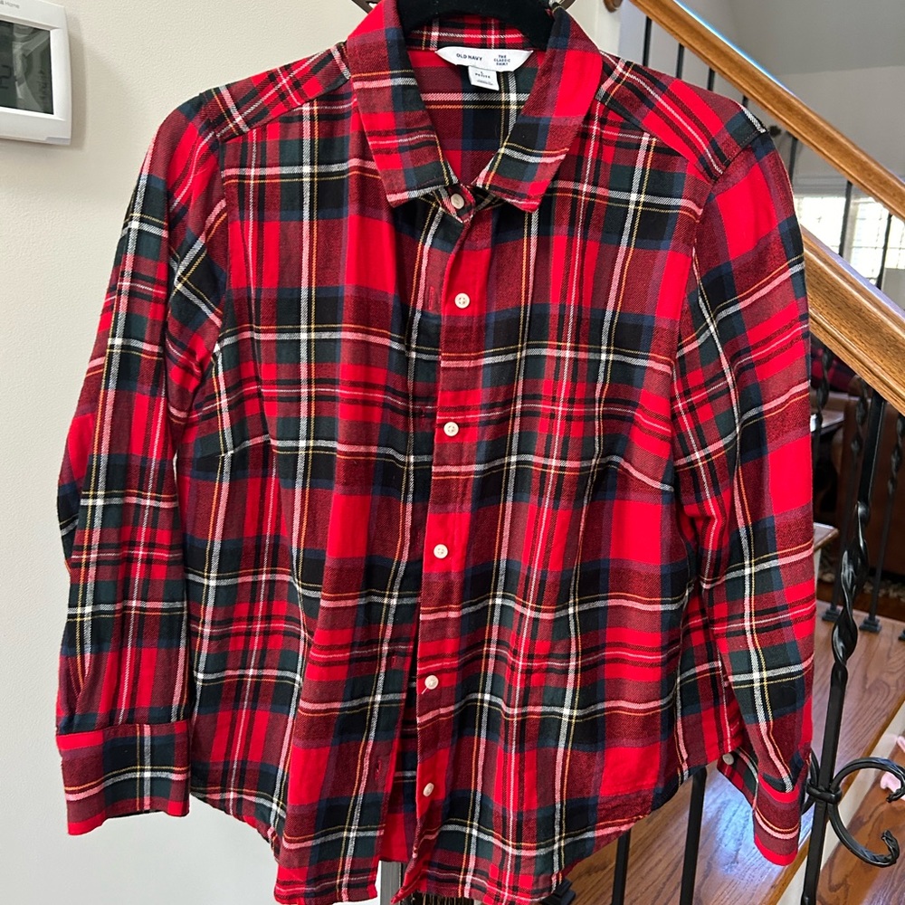 Women’s old navy flannel shirt